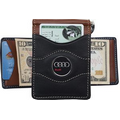 Two-Tone Leather Currency Organizer